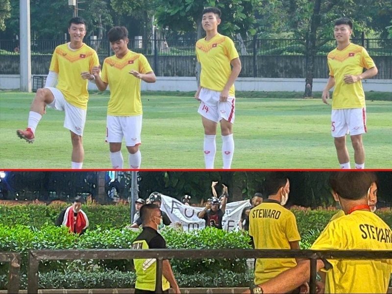 CĐV U19 Indonesia gây khó cho U19 Việt Nam